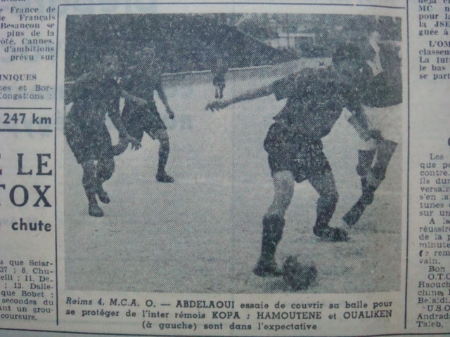 Samedi 15.3.1952 MCA-REIMS 0-4