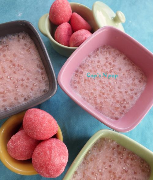 Perles du Japon aux Fraises Tagada <3 <3