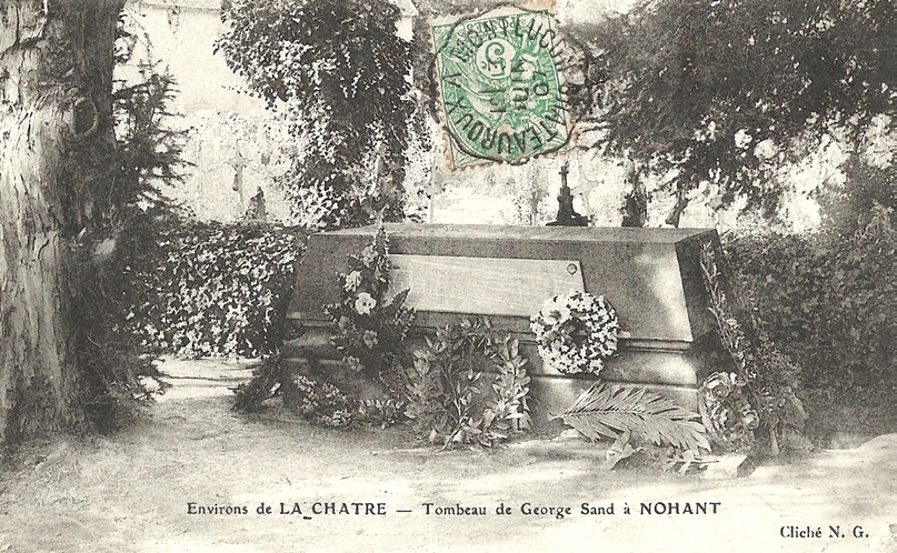 Nohant-Vic -  Tombeau de George Sand 