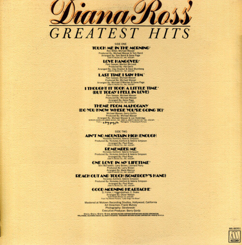 Diana Ross - 1976 : Album " Diana Ross' Greatest Hits " Motown Records M6-869S1 [ US ]
