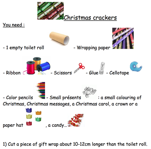 How to make Christmas crackers?