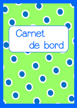 Pages de garde cahier journal
