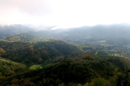 La Vallée de Calanchi vue depuis Bagnoregio 
