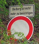 Burg nicht zu besichtigen...