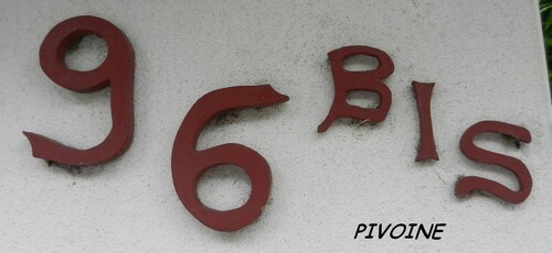 NUMEROS FANTAISIE DES MAISONS