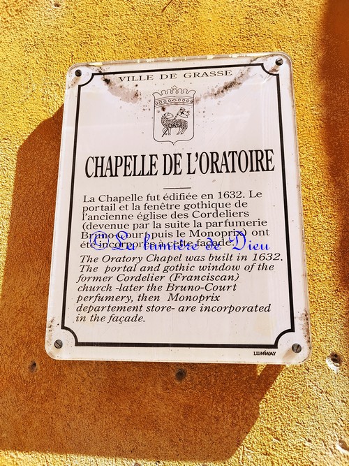 Grasse, la chapelle de l'oratoire