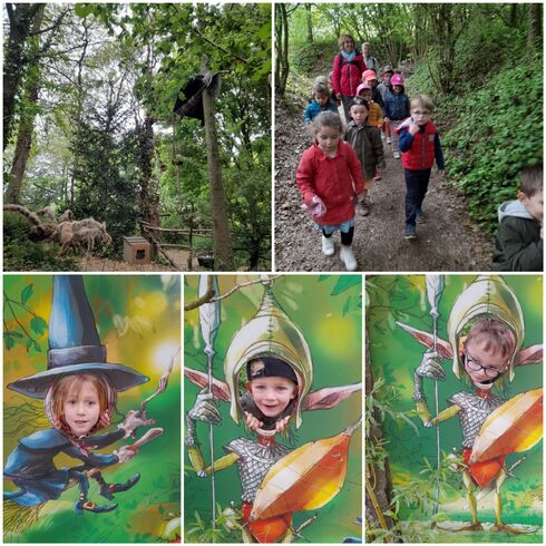 Sortie scolaire aux jardins de Brocéliande