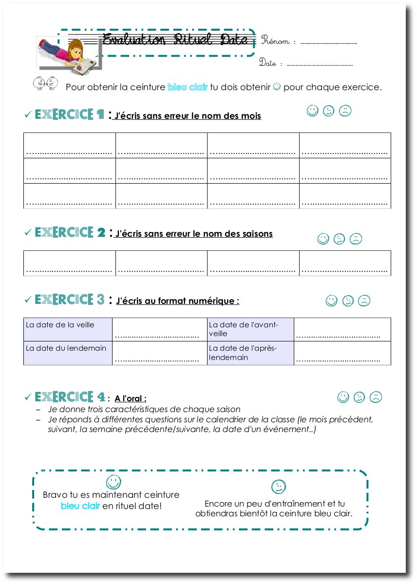 Evaluations des ceintures Rituel Date