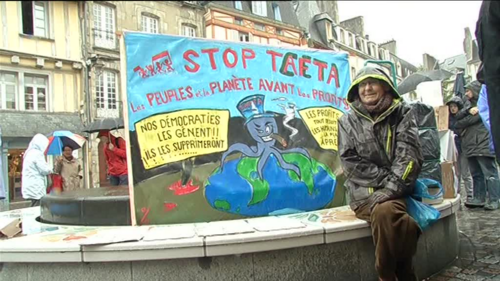 Tafta ou Ceta, ces accords de libre échange suscitent des oppositions (F3-Bretagne-15/10/2016)