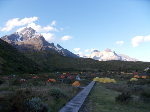 Torres Del Paine, dernier campement