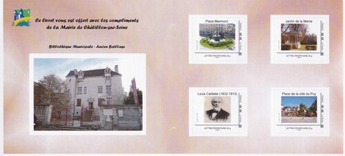 De beaux timbres à acquérir en Mairie de Châtillon sur Seine