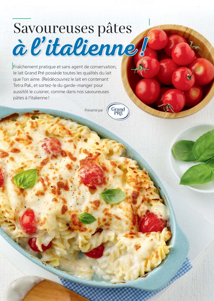 Recettes 5:  Savoureuses pâtes à l'italienne (2 pages)
