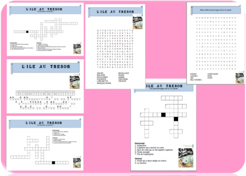 L'&icirc;le au tr&eacute;sor exploitation cycle 3