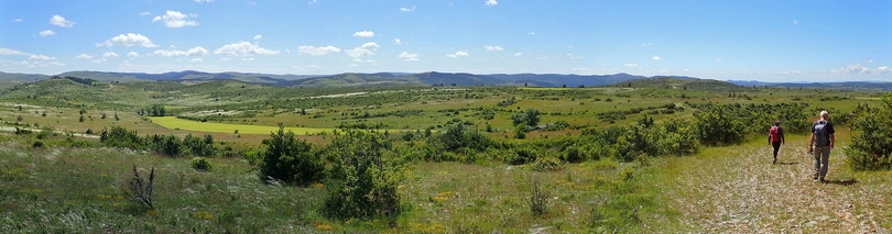 Le grand Méjean vers Florac.