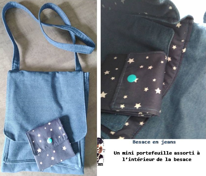 Sac bandoulière en Jeans