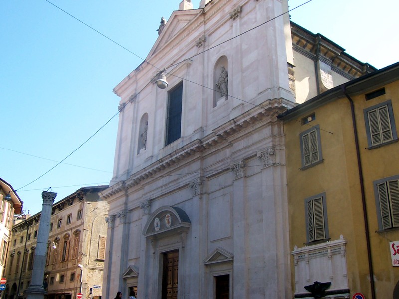 L'église Sant'Alessandro in Colonna de Bergame.