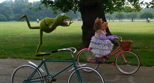 walking bicycle muppet bike