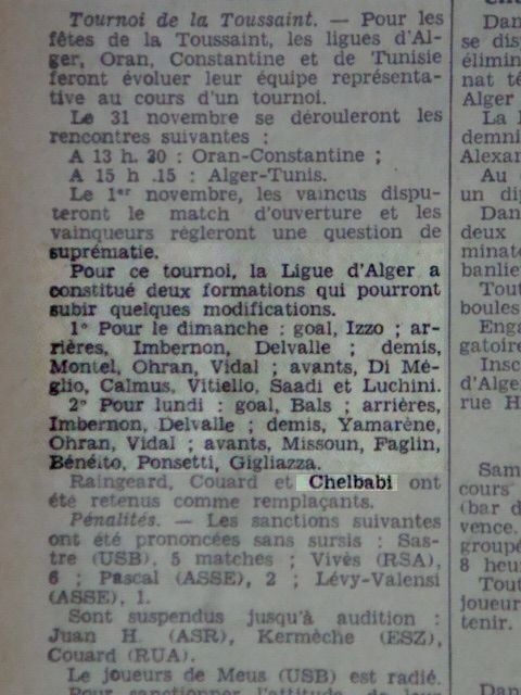 missoum , yamarèn et chelbabi convoqués en sélection d\'alger