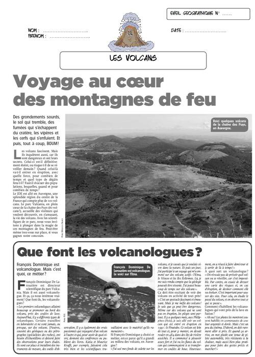 Les volcans 