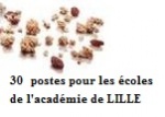 SUR 1000 POSTES D’ENSEIGNANTS ECOLES : DES MIETTES…POUR LE NORD/PAS-DE-CALAISDES MIETTES :Il n’y a pas d’autres termes pour qualifier la dotation pour l’académie du Nord de 30 postes sur les 1 000 pos