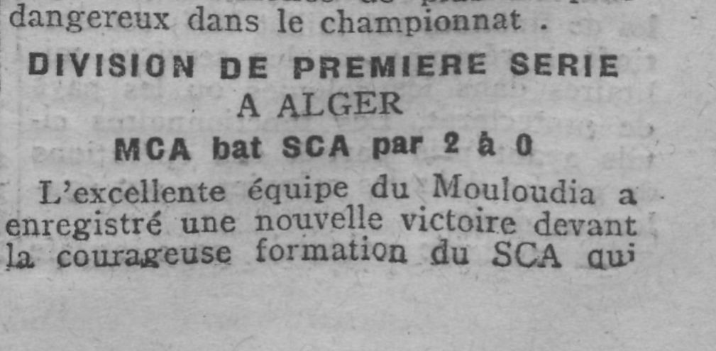Dimanche 13.01.1929 au terrain C des champs de manoeuvre SCA-MCA 0-2