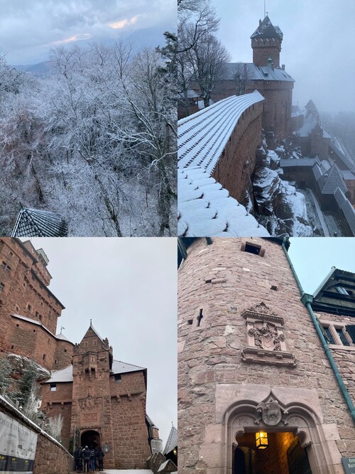 Marchés de Noël en Alsace /Château du Haut-Koenigsbourg le 10/12/22