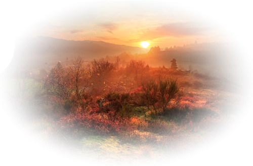 Paysage coucher de soleil / 4