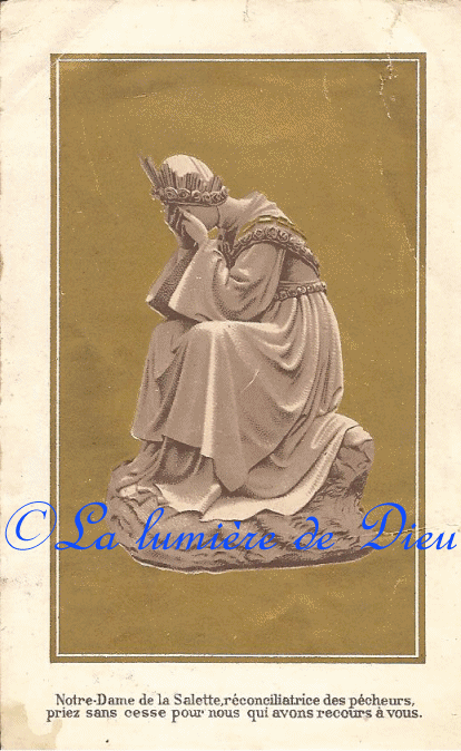Prière à Notre-Dame de la Salette