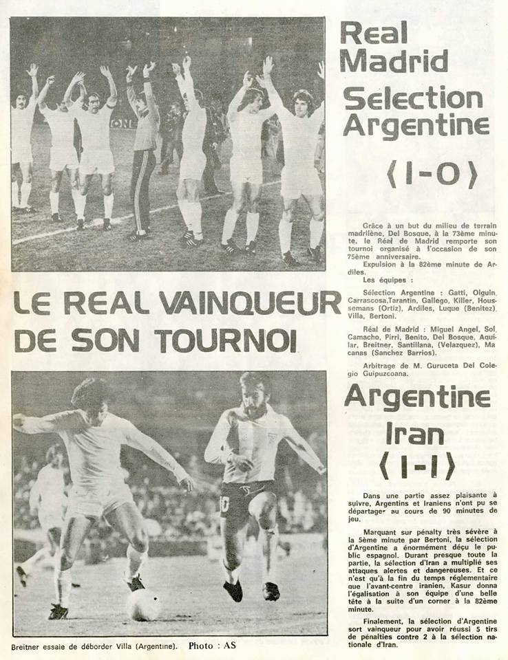 N° 7 Avril-Mai 1977 Le Doyen spécial Tournoi Real Madrid avec Argentine, Iran et MCA