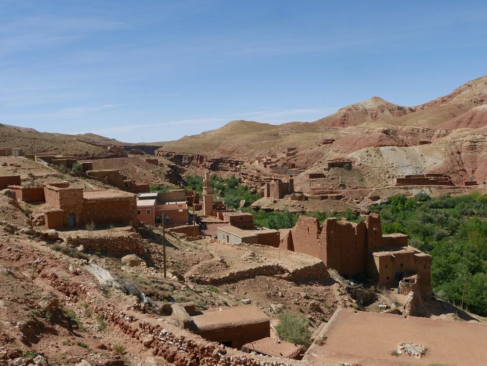 Quelques villages entre Ait Ben Haddou et Télouet 