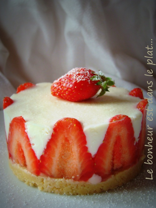 Cheesecake citron-fraise