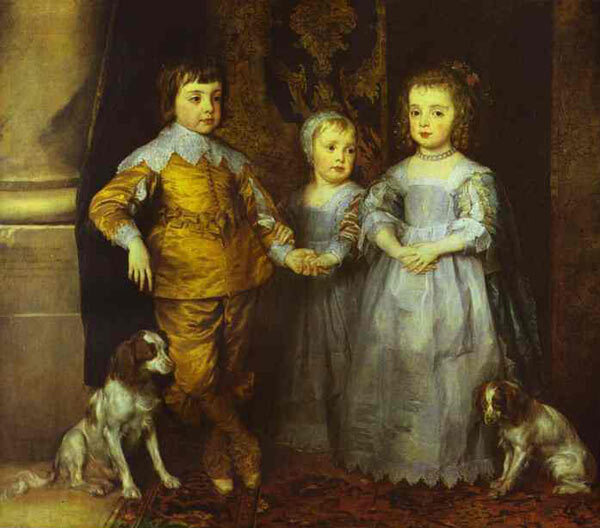 Peinture des enfants de Charles I