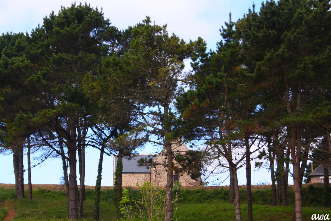 Bretagne : Vers l'Abbaye de Beauport : Carte de France de Canelle.