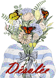 Bouquet et papillons (Suite 3)