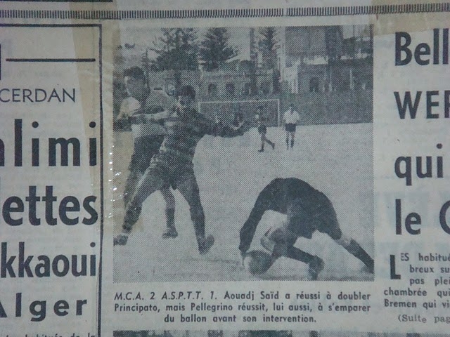 Dimanche 5.9.1954 Coupe Milady MCA-ASPTT 2-1