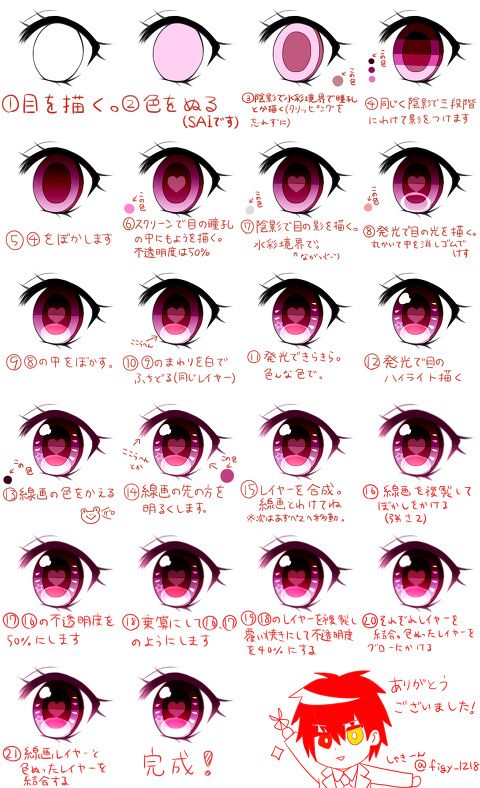 [pixiv] Figure it out with one page! 10 tutorials about eyes - pixiv Spotlight: 