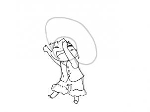 how to draw a chibi luffy from one piece step 9