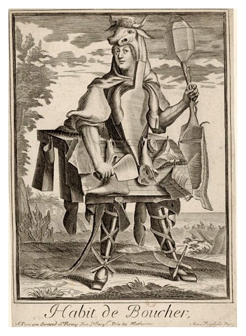 Costumes grotesques et métiers de Nicolas II de Larmessin