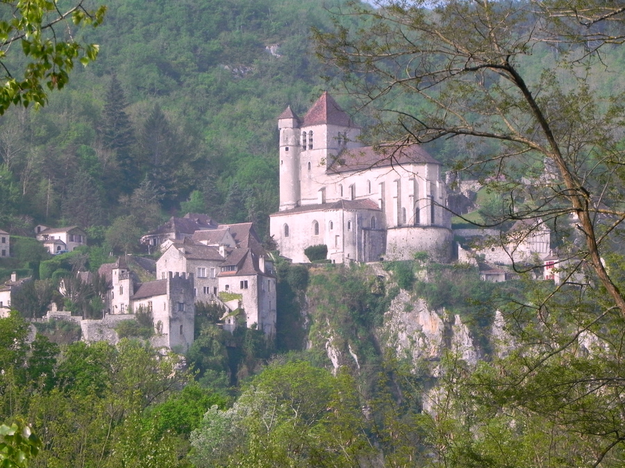 Saint Cirq Lapopie dans le Lot