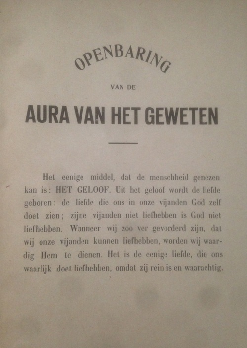 L'Auréole de la Conscience en néerlandais