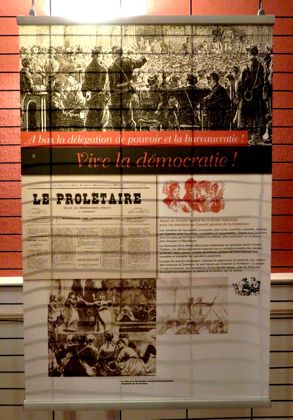 "La Commune de Paris", une exposition et une conférence ont été proposées par la Ligue des Droits de l'Homme