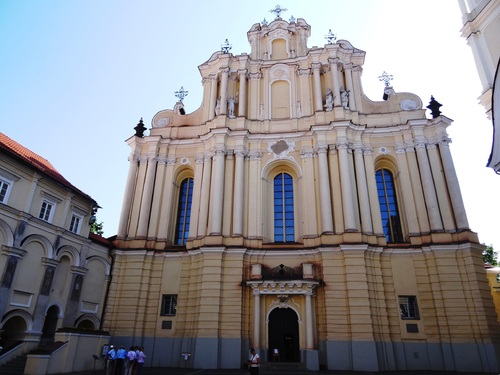 L'église de l'Université de Vilnius