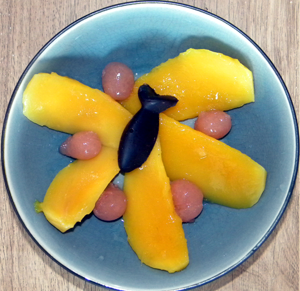 Mangue et goyave à la fleur d'oranger