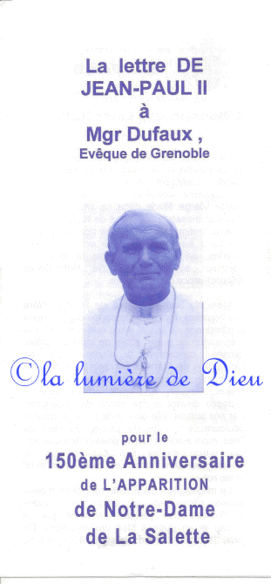 Lettre de Jean-Paul II