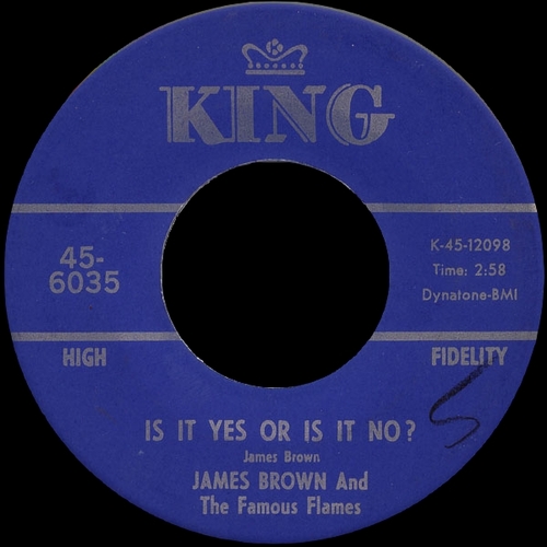1966 James Brown & The Famous Flames : Single SP King Records 45-6035 [ US ]
