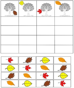 Fiche en kit : arbres et feuilles d'automne