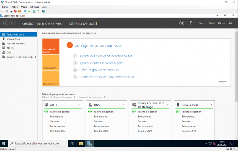 Configurer un serveur SFTP en failover sur Windows Serveur Core 2022