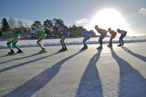 season marathon ice skaters marathon  winter