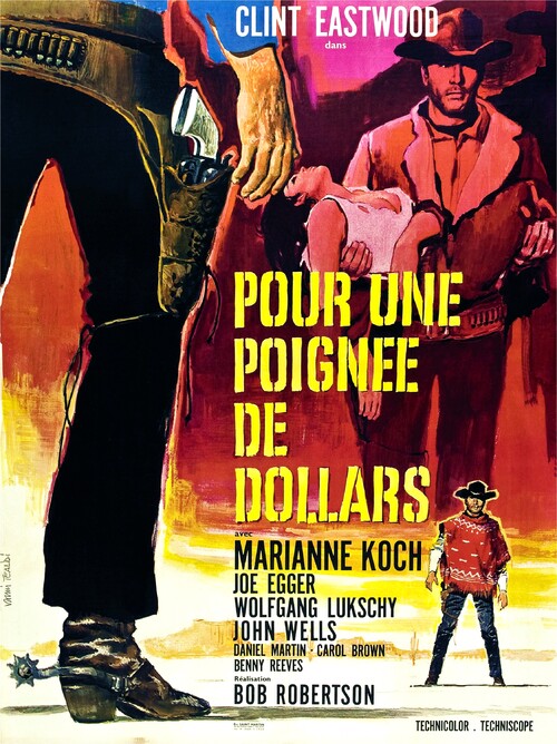 POUR UNE POIGNEE DE DOLLARS - BOX OFFICE CLINT EASTWOOD 1966