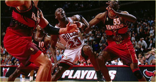 Chicago Bulls vs. Atlanta Hawks - 6 mai 1998 - Conf. SF Game 1